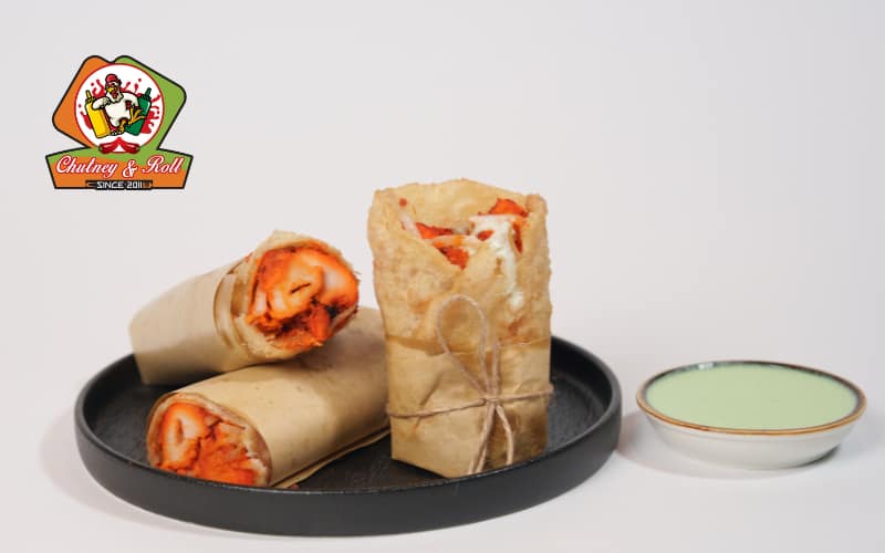 chicken roll in jvc desi restaurant